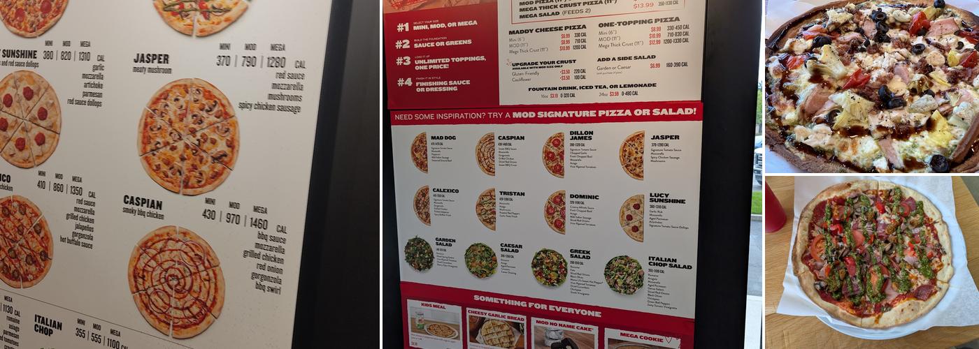 MOD Pizza Menu