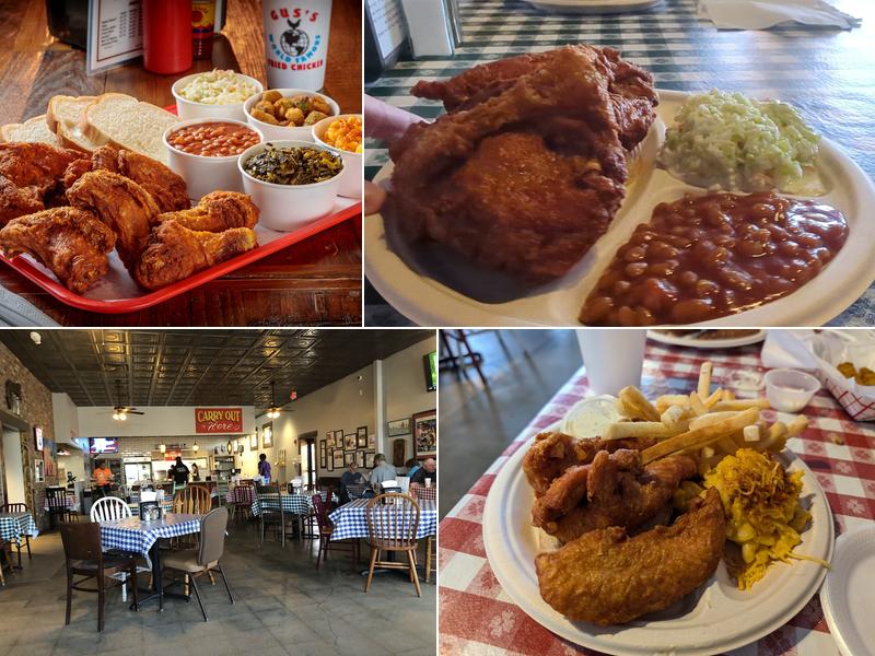 Gus's World Famous Fried Chicken Menu