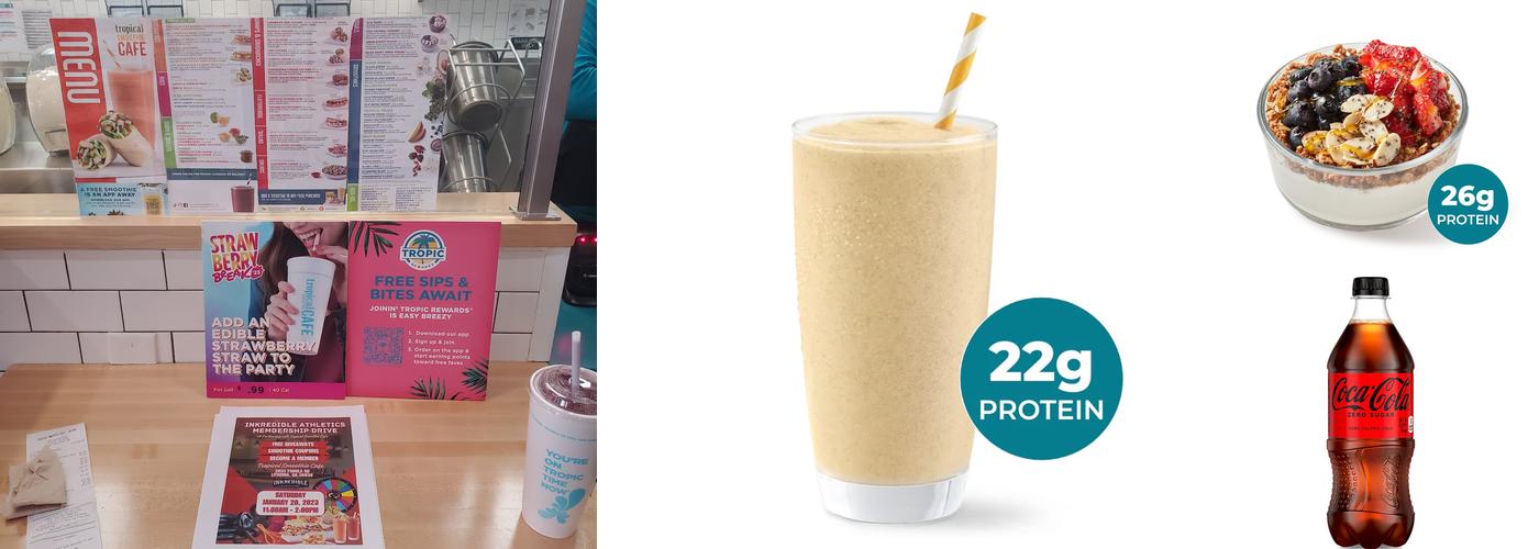 Tropical Smoothie Cafe Menu