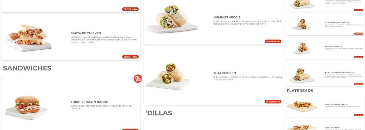 Tropical Smoothie Cafe Menu