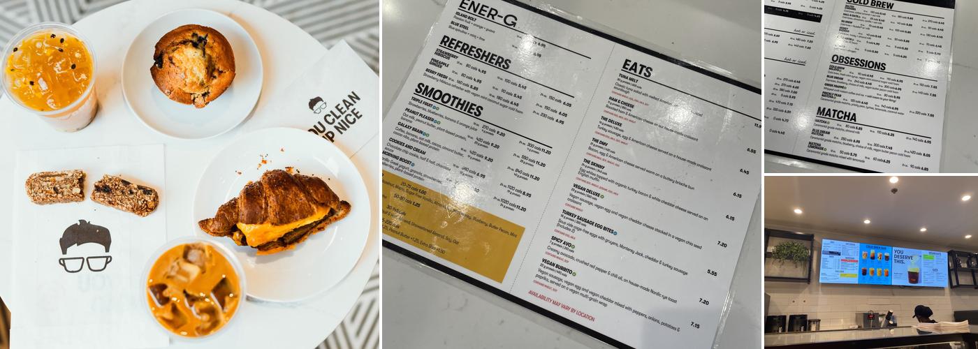 Gregorys Coffee Menu