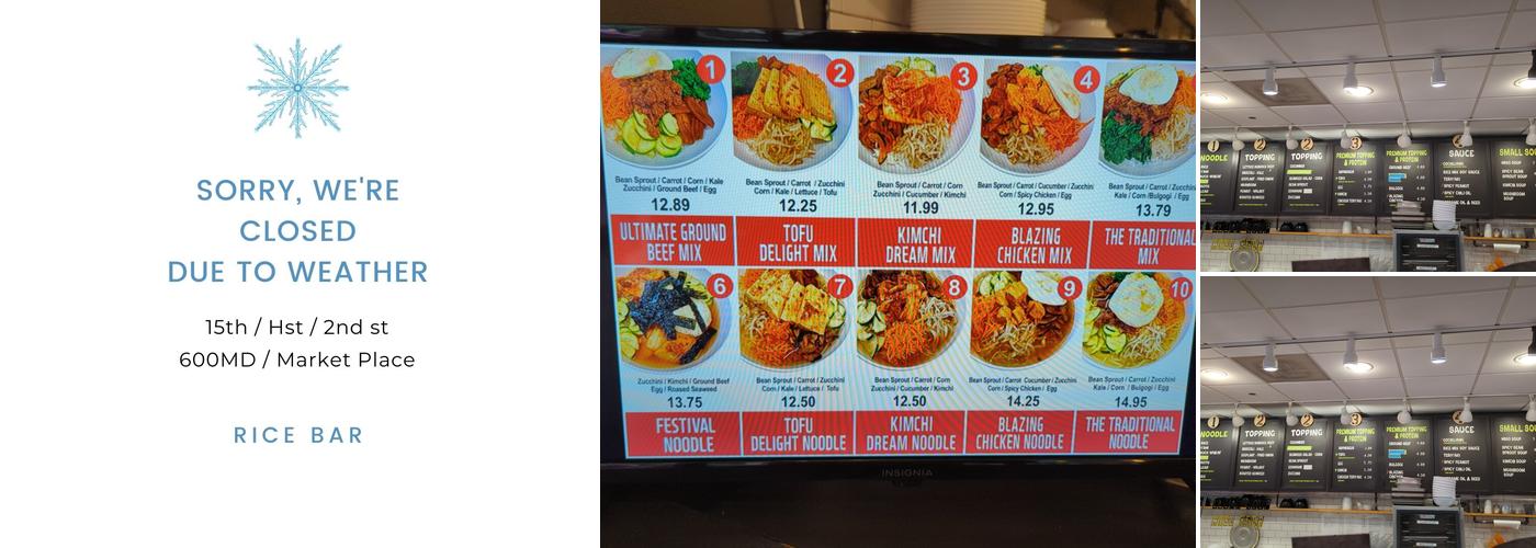 Rice Mix Menu