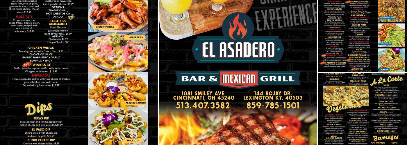 El Asadero Bar & Mexican Grill Menu