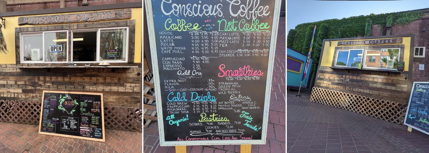 Conscious Coffee Menu