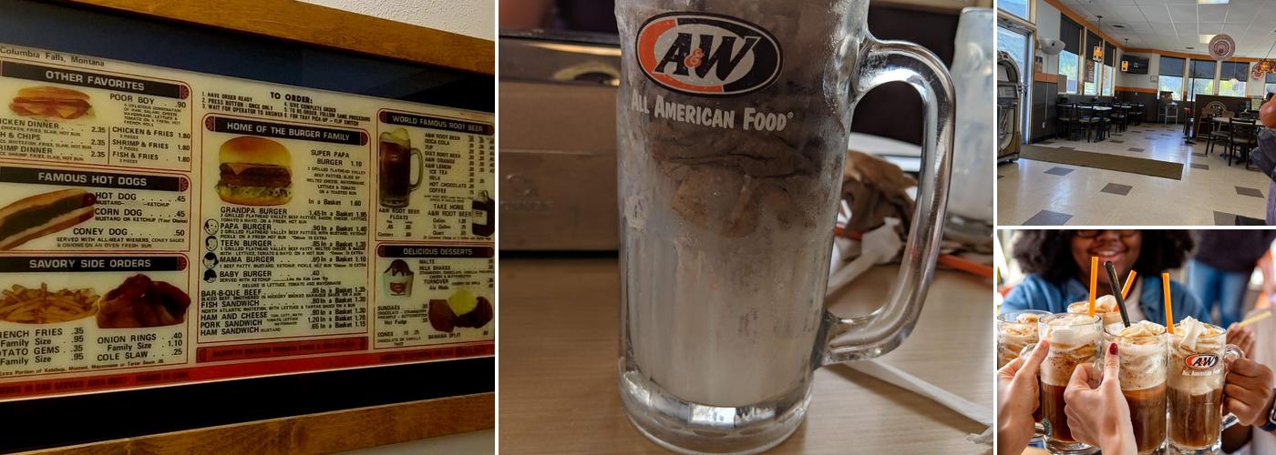 A&W Restaurant Menu