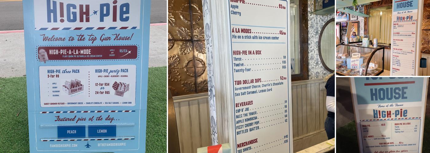 High Pie Menu