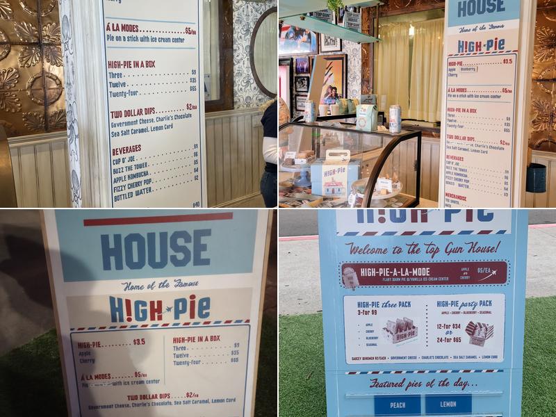High Pie Menu