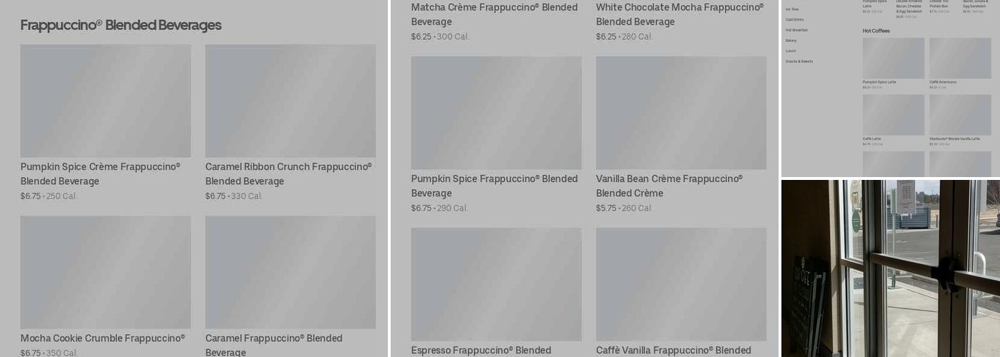 Starbucks Menu
