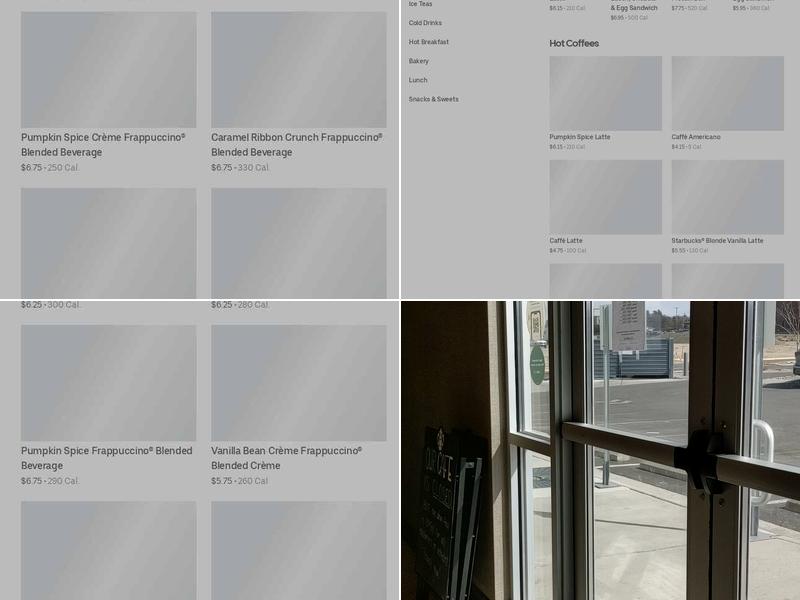 Starbucks Menu