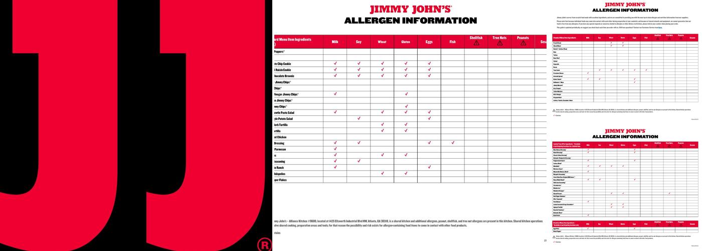 Jimmy John's Menu