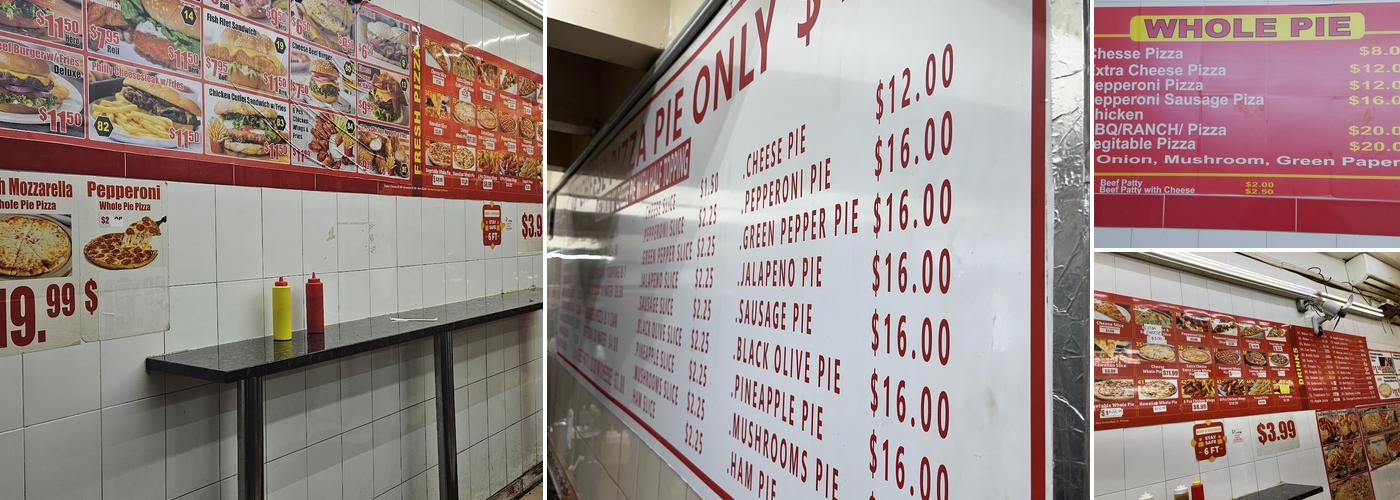 Fresh Pizza Menu