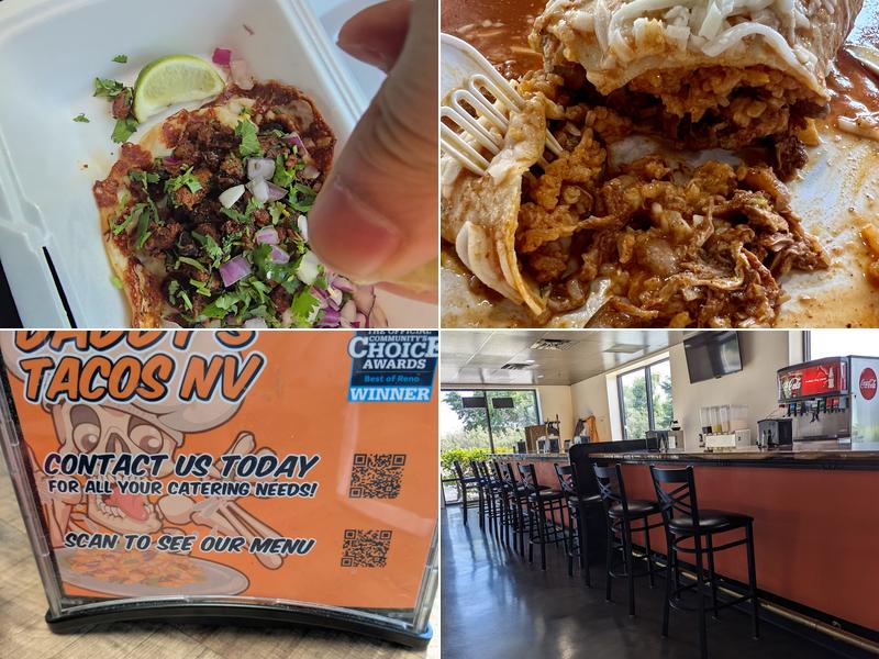 Daddy's Tacos NV Menu