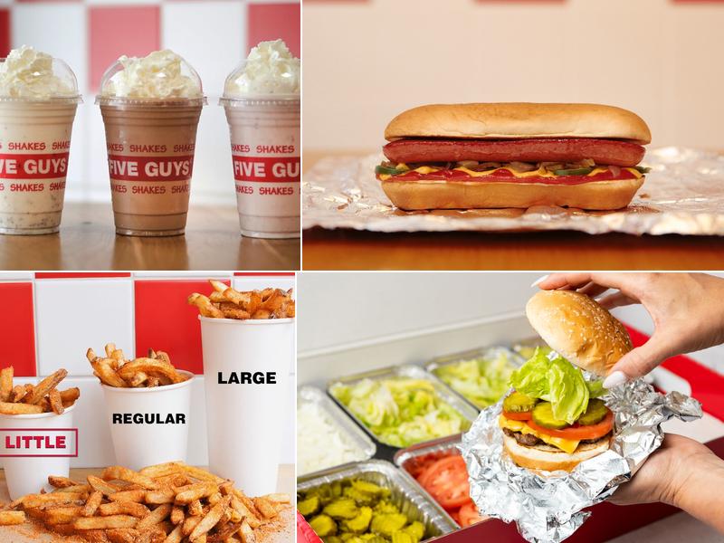 Five Guys Menu
