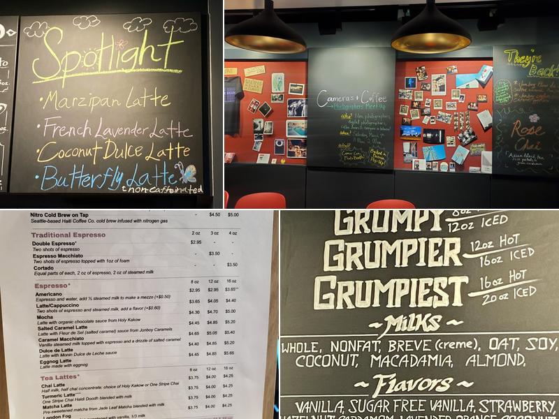 Grumpy Bean Menu