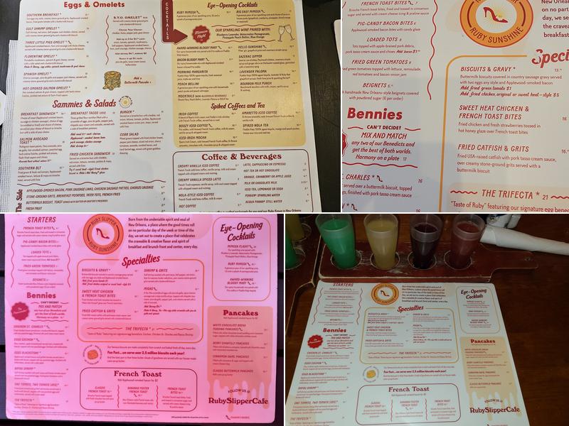 Ruby Slipper CBD Menu