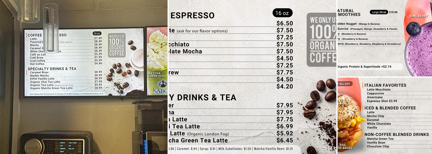 Kabod Coffee Menu