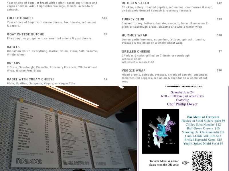 Render Coffee Menu