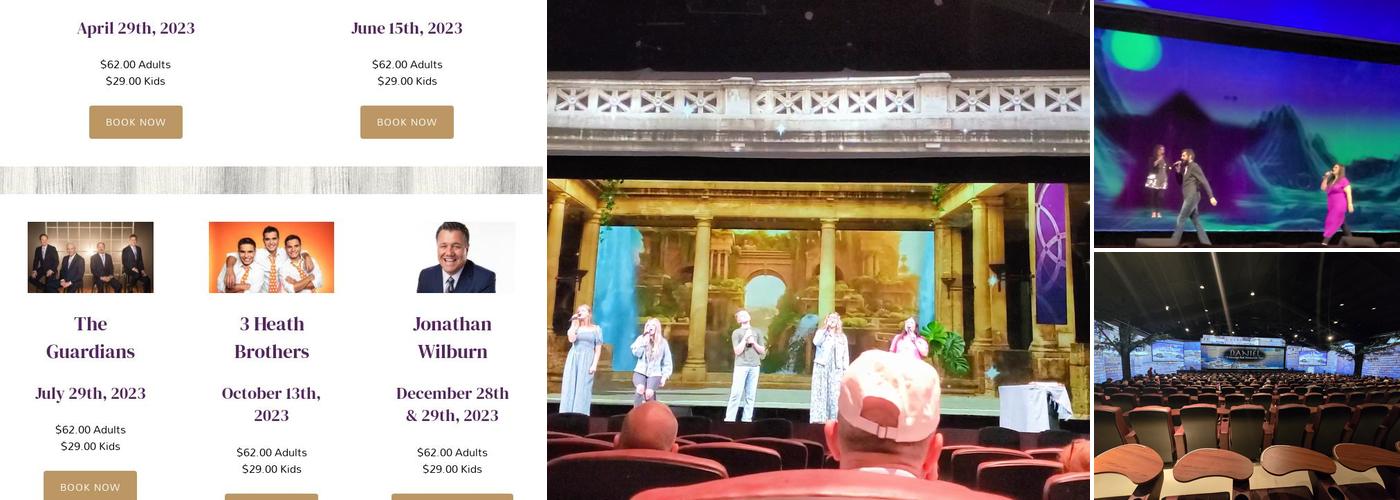 Biblical Times Dinner Theater Menu