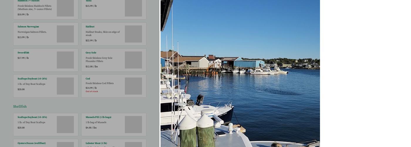 Fisherman's Wharf Gloucester Menu