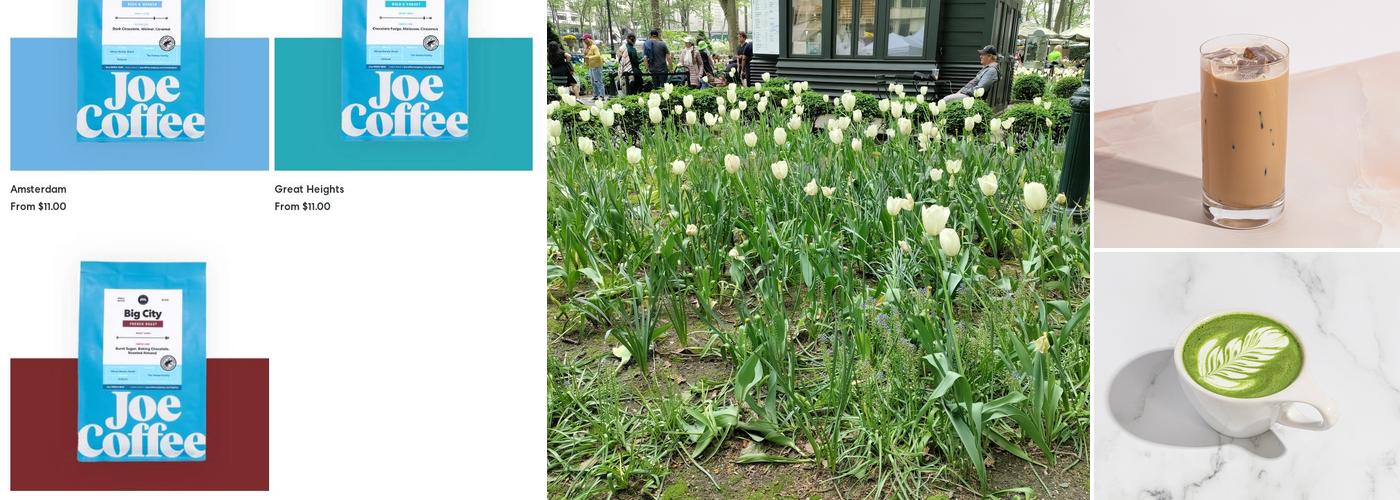 Joe Coffee Company Menu