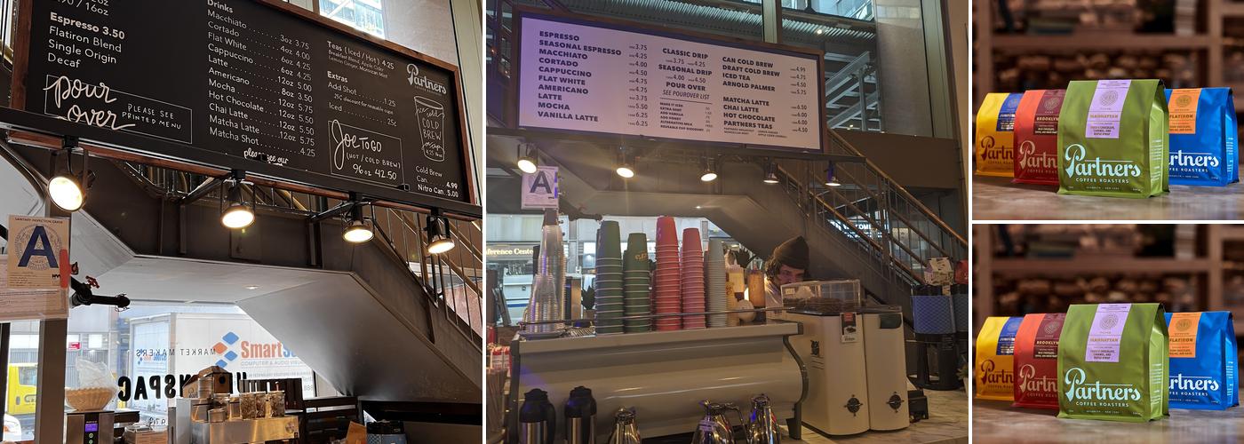 Partners Coffee Menu