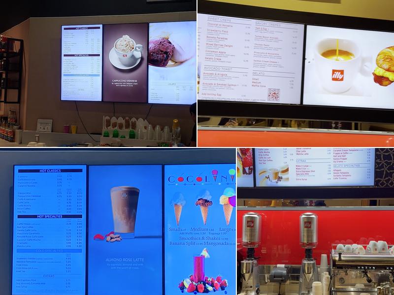 illy Cafe Menu