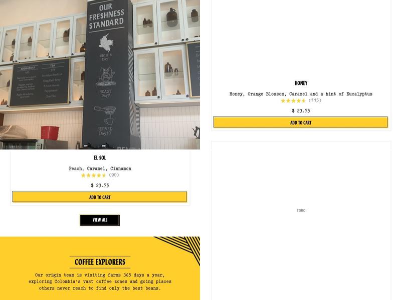 Devoción Menu