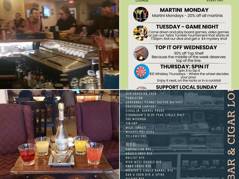 NVY Bar & Cigar Lounge Menu