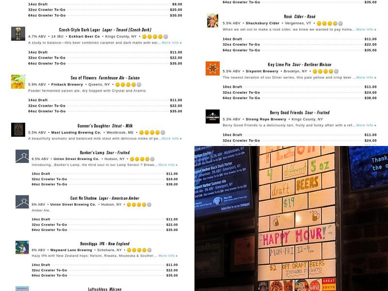 Craft+Carry Hell’s Kitchen Menu