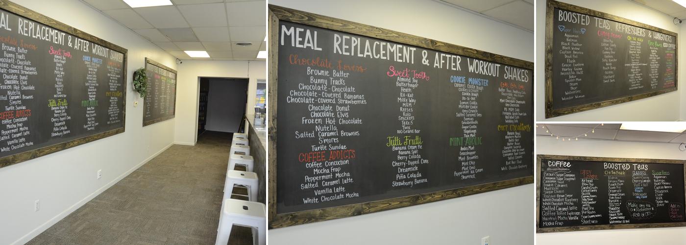 Simply Nutrition Menu