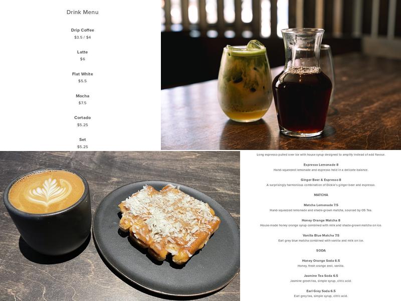 Prototype Coffee Menu