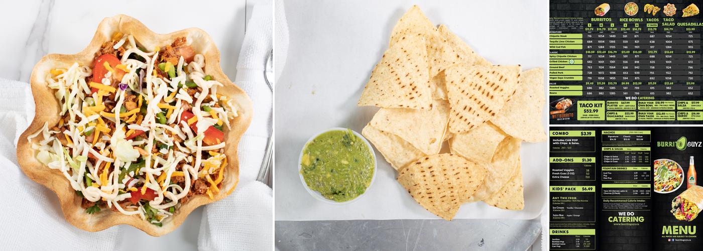 Burrito Guyz Menu