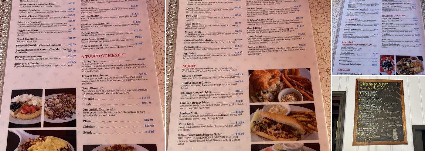 La Grange Breakfast Cafe Menu