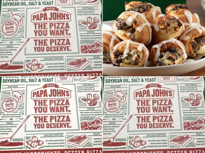 Papa Johns Pizza Menu