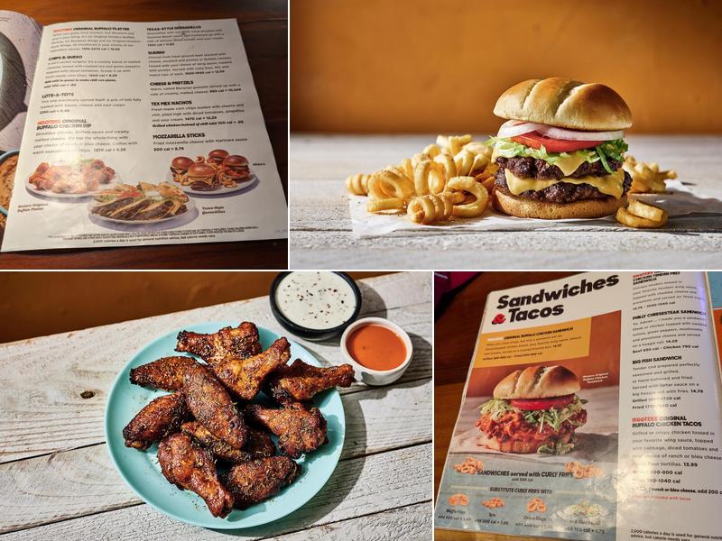 Hooters Menu