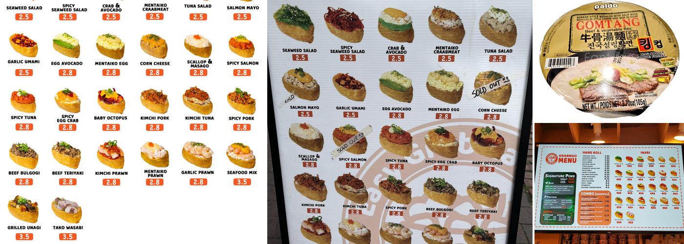 Grab N Go Yaletown Menu