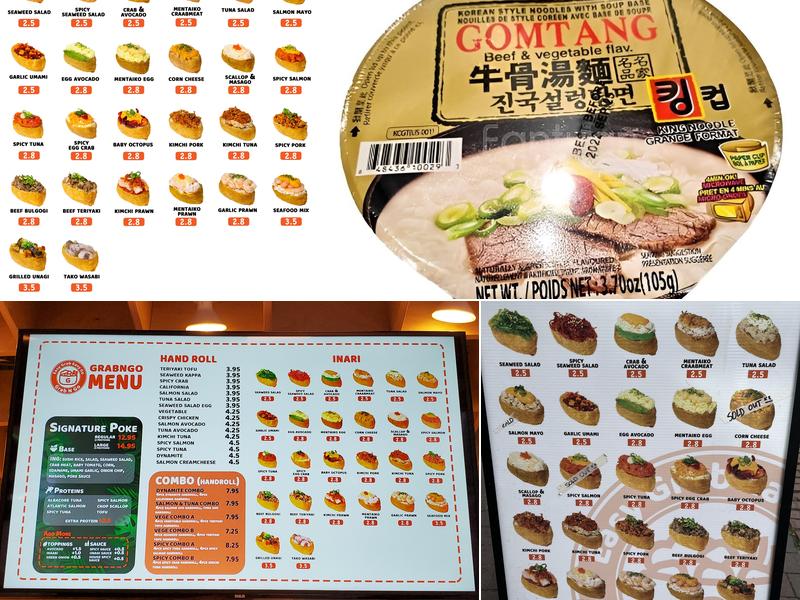 Grab N Go Yaletown Menu