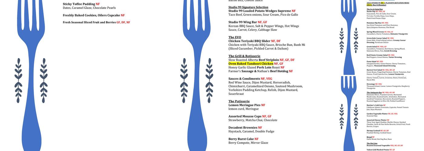 Jasper Ave Eatery Menu