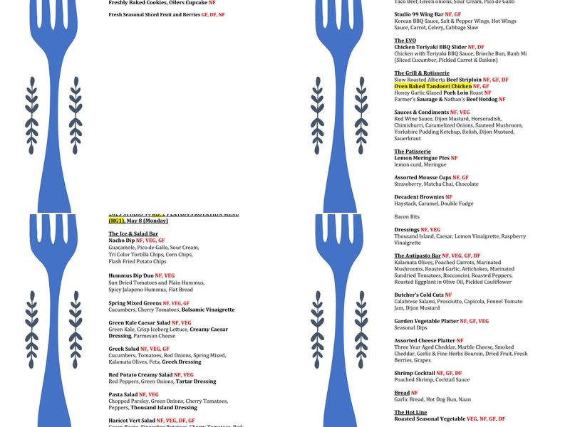 Jasper Ave Eatery Menu