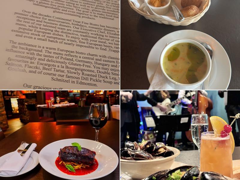 Continental Treat Fine Bistro - Jasper Ave Menu