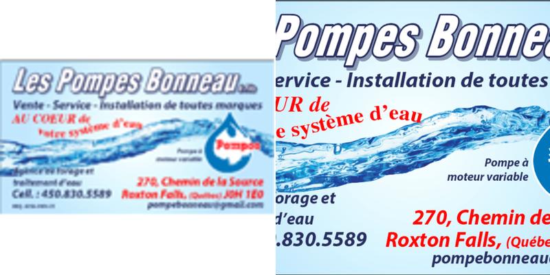 Les Pompes Bonneau & Fils Inc