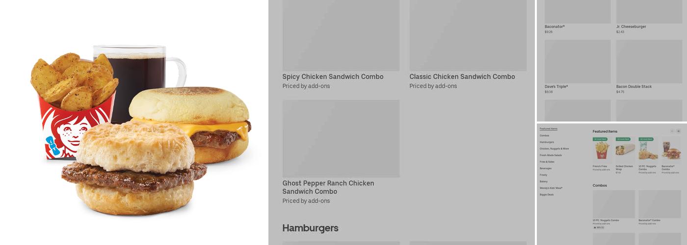 Wendy's Menu