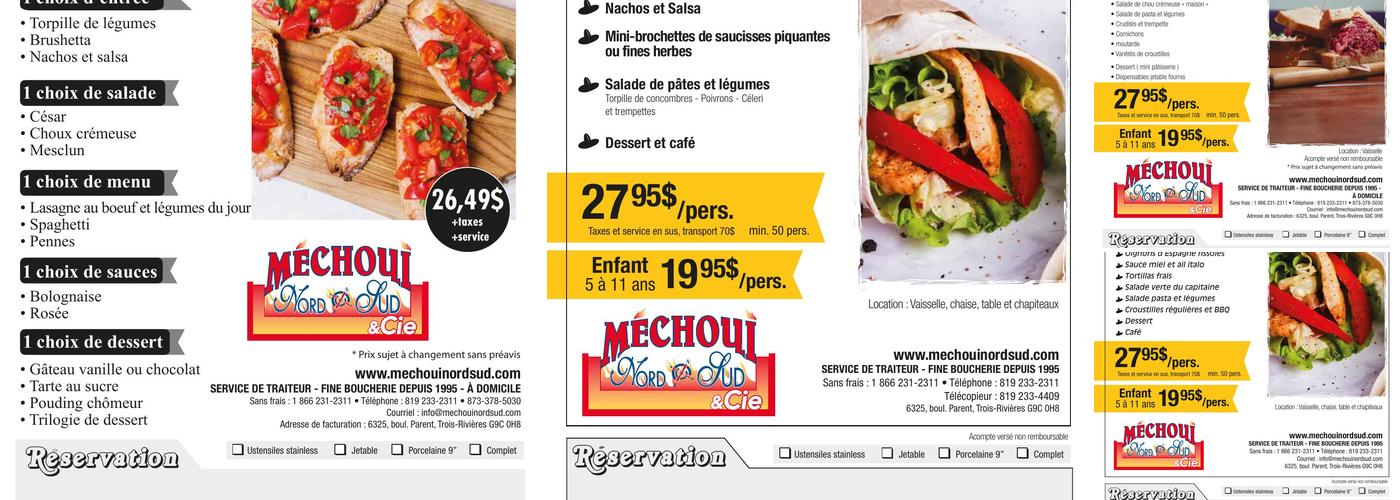 Méchoui North-South & Cie Menu