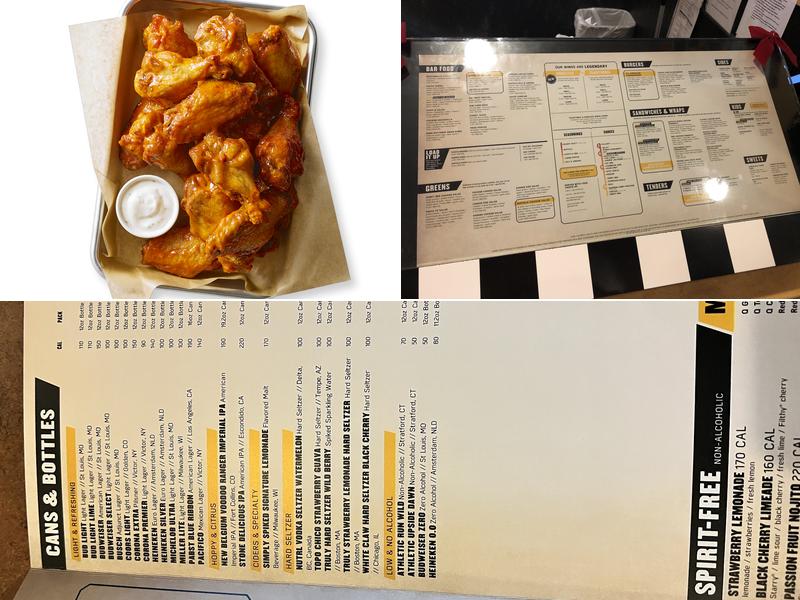 Buffalo Wild Wings Menu