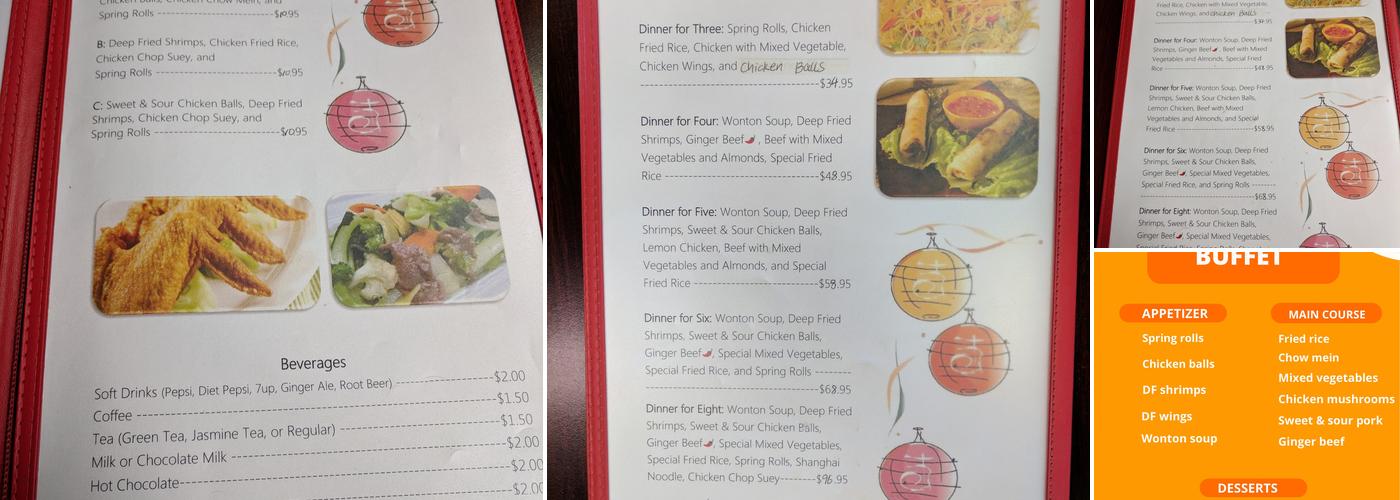 Bethune Chinese Kitchen Menu
