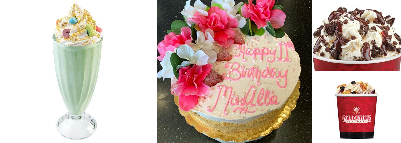 Cold Stone Creamery Menu