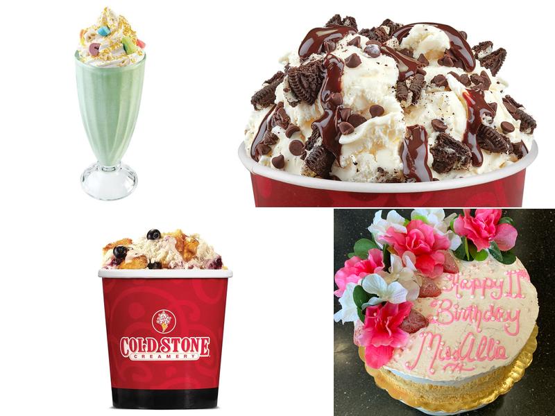 Cold Stone Creamery Menu