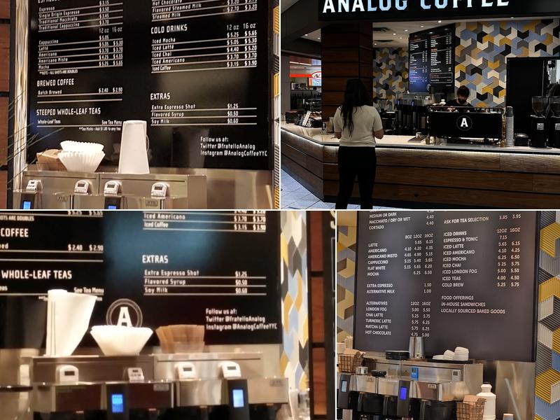 Analog Coffee Bow Valley Square Menu