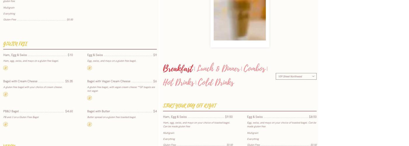 Remedy Cafe Menu