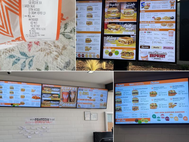 Whataburger Menu